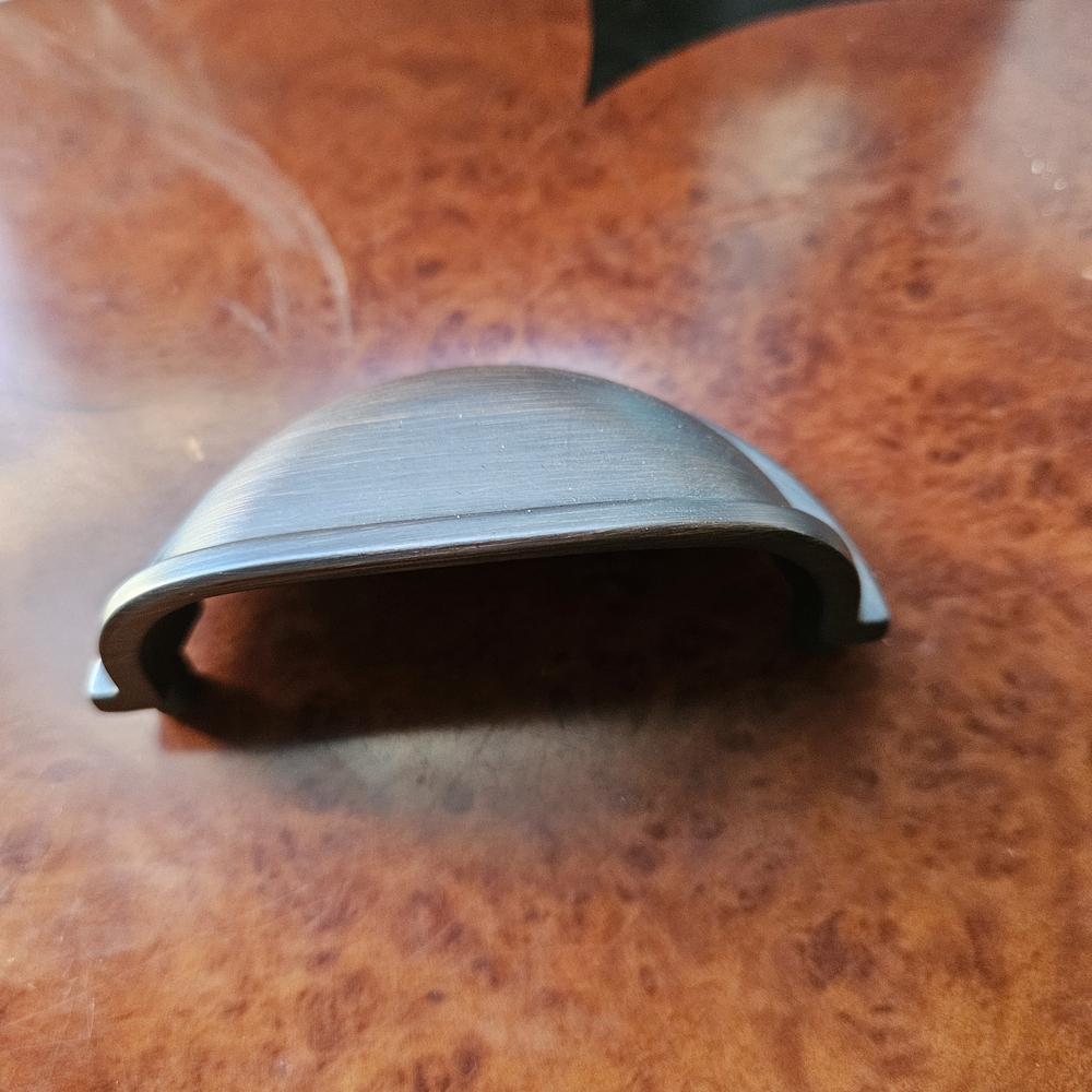25 pcs Cabinet Cup Pull | Oil Rubbed Bronze | 3 inch (76 mm) Center to Center | - Picture 4 of 7